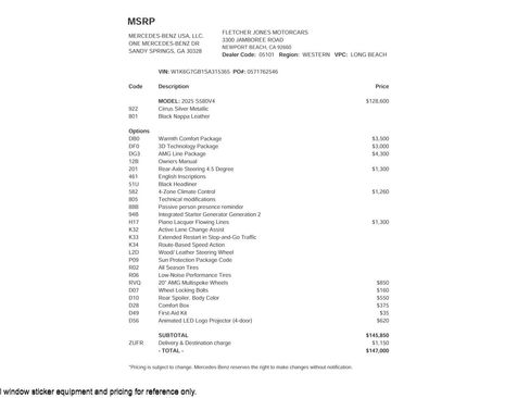 Certified 2025 Mercedes-Benz S 580 4MATIC Sedan image 4