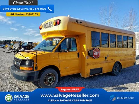 Used 2015 Chevrolet Express 4500 w/ School Bus Package image 3