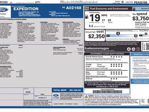 Certified 2023 Ford Expedition Limited RWD image 30