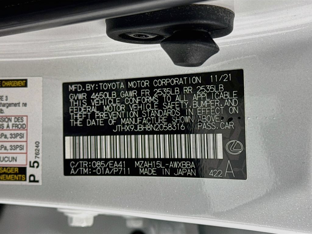 Used 2022 Lexus UX 250h w/ Accessory Package (Z2) AWD/4WD image 35