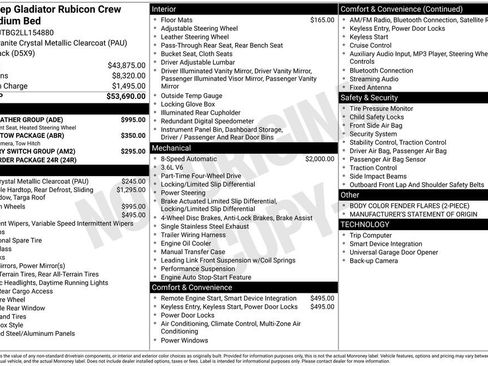 Used 2020 Jeep Gladiator Rubicon w/ Cold Weather Group image 3