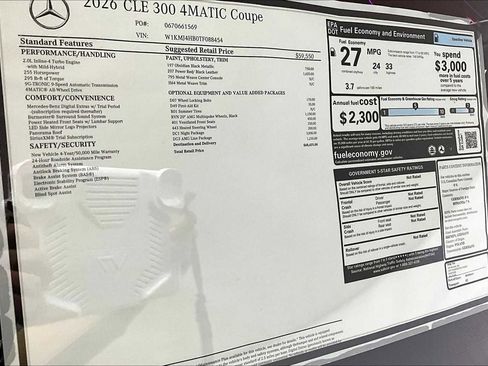 New 2026 Mercedes-Benz CLE 300 4MATIC Coupe image 17