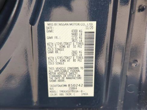 Used 2021 Nissan NV 3500 SL RWD image 25