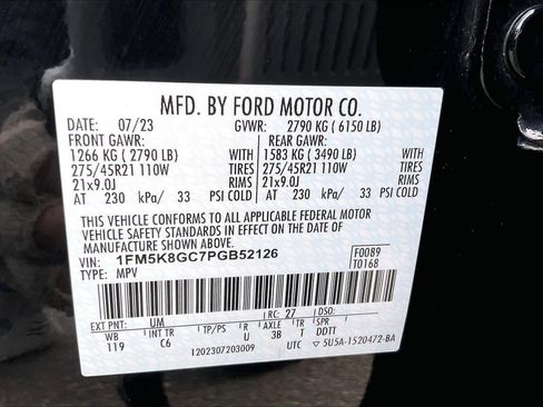 Used 2023 Ford Explorer ST w/ Equipment Group 401A image 40