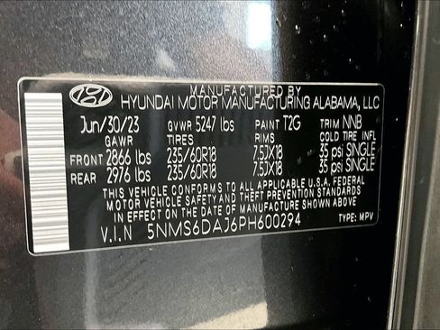 Certified 2023 Hyundai Santa Fe XRT w/ Cargo Package AWD/4WD image 32