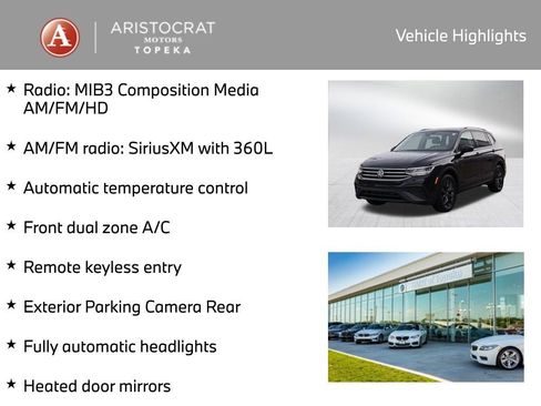 Used 2022 Volkswagen Tiguan SE image 2