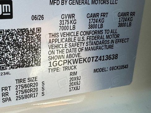 New 2026 Chevrolet Silverado 1500 RST w/ RST Select Package AWD/4WD image 16