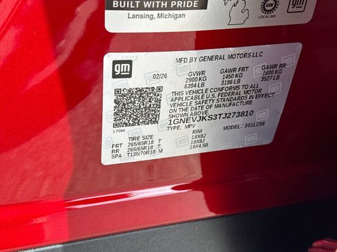 New 2026 Chevrolet Traverse Z71 w/ Enhanced Driving Package image 37