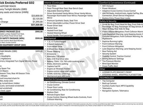 Certified 2025 Buick Envista Preferred w/ Convenience I Package FWD image 41