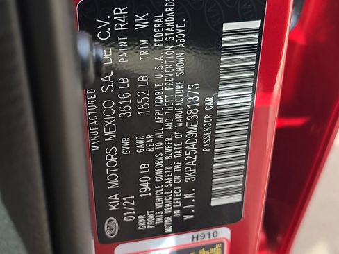 Used 2021 Kia Rio S FWD image 27