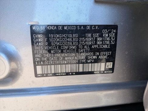 Used 2024 Honda HR-V EX-L image 11