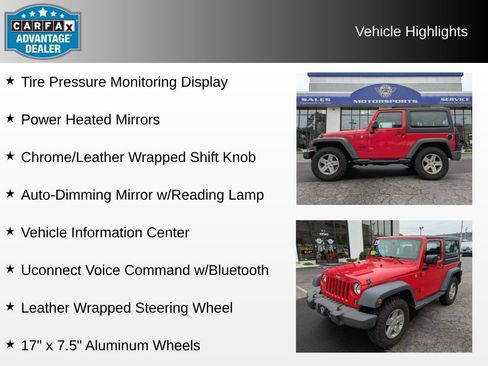 Used 2015 Jeep Wrangler Sport w/ Quick Order Package 24S AWD/4WD image 8