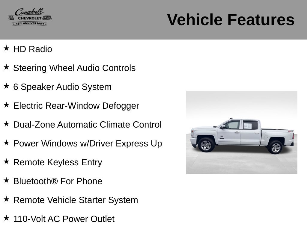 Used 2018 Chevrolet Silverado 1500 LT w/ Texas Edition AWD/4WD image 31