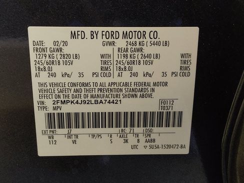 Used 2020 Ford Edge SEL AWD/4WD image 33