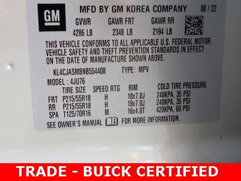 Certified 2022 Buick Encore Preferred w/ Safety Package image 27