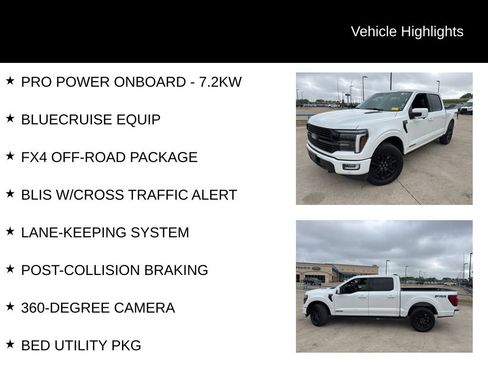 Used 2024 Ford F150 Platinum w/ Equipment Group 702A High image 5