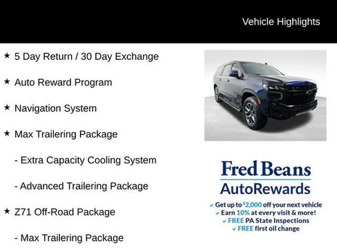Used 2023 Chevrolet Suburban Z71 w/ Luxury Package AWD/4WD image 5