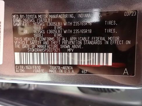 Used 2023 Toyota Highlander L FWD image 40