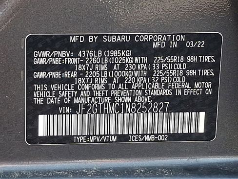 Used 2022 Subaru Crosstrek 2.5i Limited w/ Popular Package #4 image 27