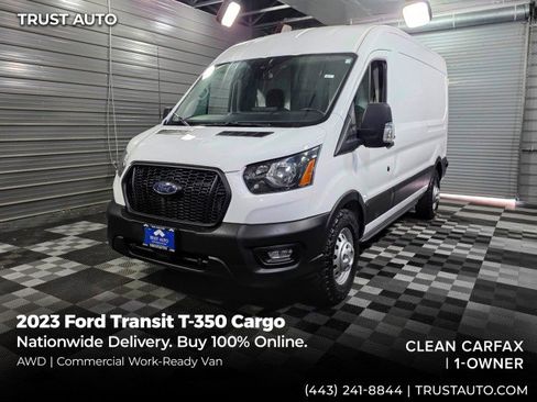Used 2023 Ford Transit 350 Medium Roof AWD image 1