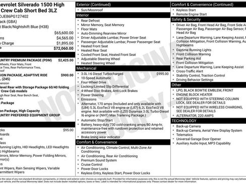 Certified 2023 Chevrolet Silverado 1500 High Country w/ High Country Premium Package AWD/4WD image 4