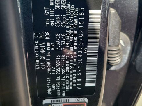 Used 2024 Kia Sorento S w/ Panoramic Sunroof Package FWD image 31