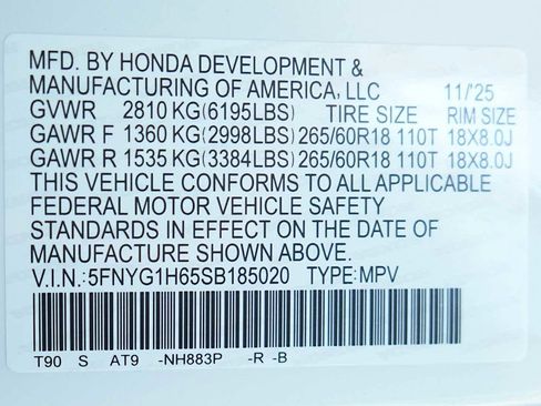 Used 2025 Honda Pilot TrailSport image 21