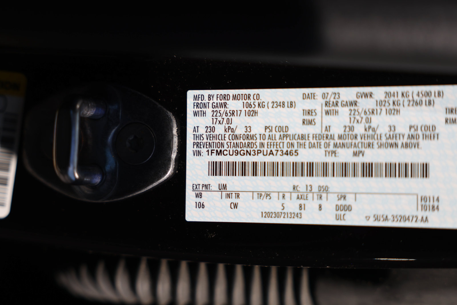Certified 2023 Ford Escape Active AWD/4WD image 35