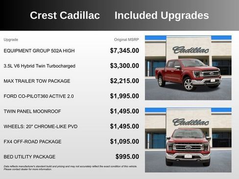 Used 2022 Ford F150 Lariat w/ Equipment Group 502A High image 5