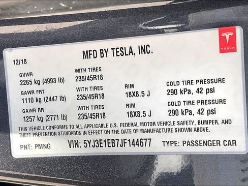 Used 2018 Tesla Model 3 Long Range AWD/4WD image 28