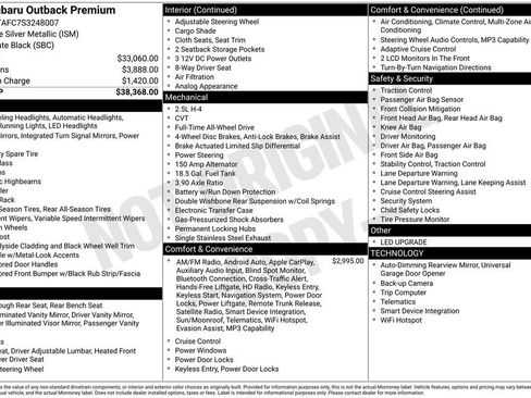Certified 2025 Subaru Outback Premium AWD/4WD image 26
