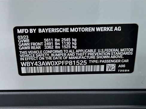 Certified 2023 BMW i4 eDrive35 w/ Parking Assistance Package RWD image 33