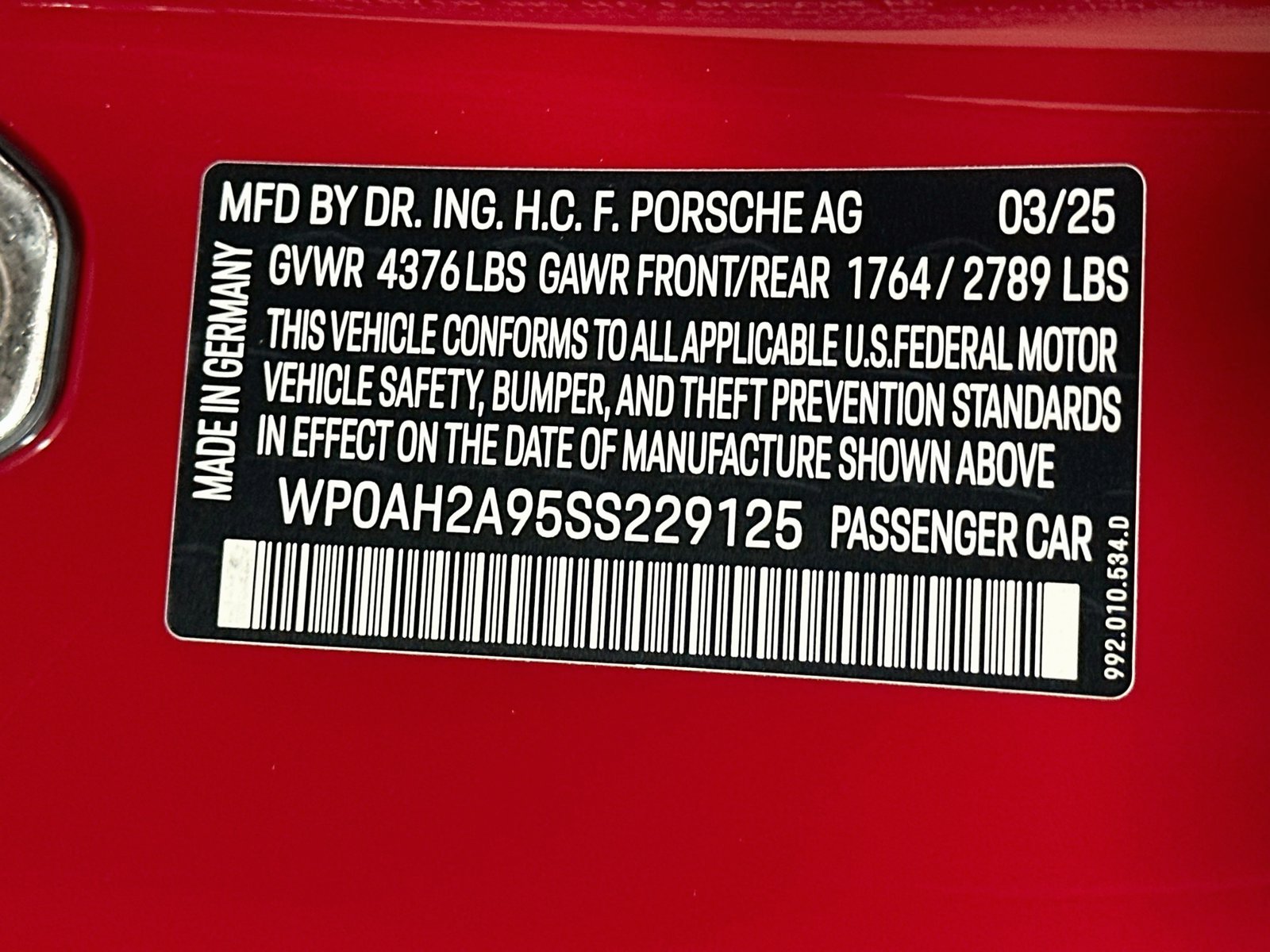 Used 2025 Porsche 911 Carrera S RWD image 43