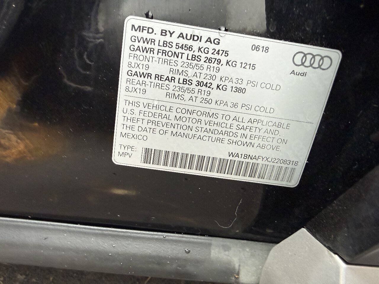 Used 2018 Audi Q5 2.0T Premium Plus w/ Premium Plus Package AWD/4WD image 26
