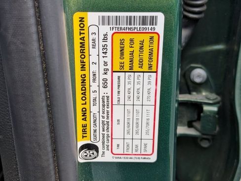 Used 2023 Ford Ranger Lariat w/ Equipment Group 501A High image 19