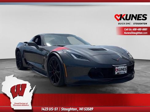 Used 2017 Chevrolet Corvette Grand Sport w/ Grand Sport Heritage Package RWD image 1