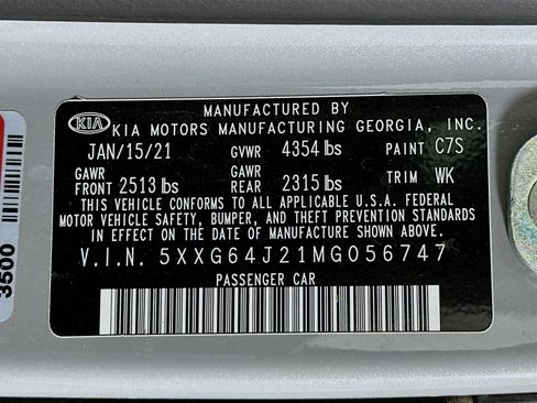 Used 2021 Kia K5 GT-Line w/ GT-Line FWD Premium Package image 12