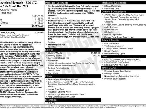 Used 2016 Chevrolet Silverado 1500 LTZ Z71 w/ LTZ Plus Package image 8