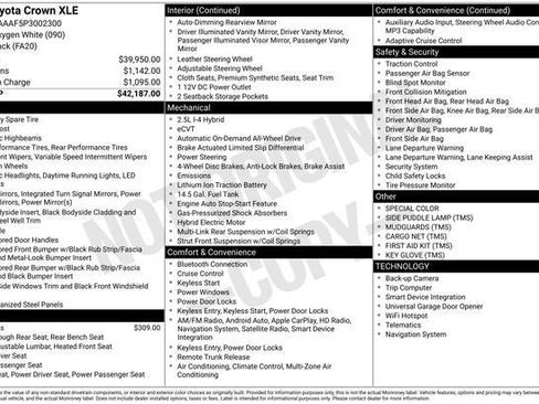 Certified 2023 Toyota Crown AWD/4WD image 9