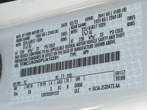 Used 2023 Ford Escape Active image 37