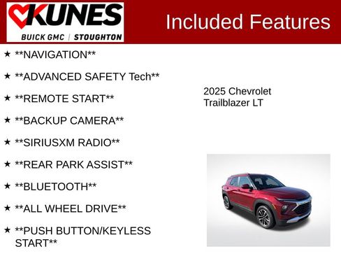 Used 2025 Chevrolet TrailBlazer LT w/ Driver Confidence Package image 2
