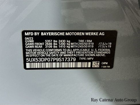 Certified 2023 BMW X3 xDrive30i w/ M Sport Package image 34