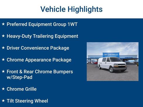 New 2025 Chevrolet Express 3500 Extended w/ Driver Convenience Package image 3