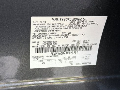 Used 2019 Ford Flex SEL w/ Equipment Group 202A AWD/4WD image 29