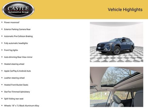 Certified 2025 Subaru Outback Onyx Edition AWD/4WD image 7