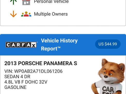 Used 2013 Porsche Panamera S image 2