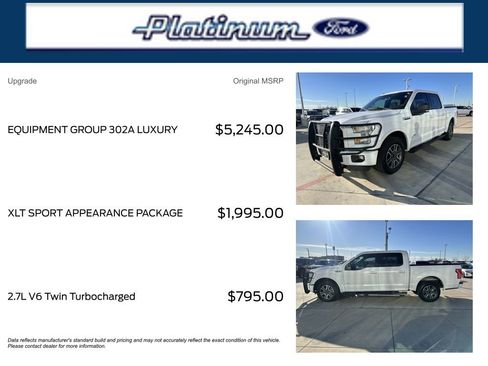 Used 2016 Ford F150 XLT w/ Equipment Group 302A Luxury image 11