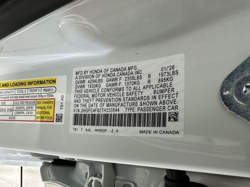 Certified 2026 Honda Civic Sport Touring image 16