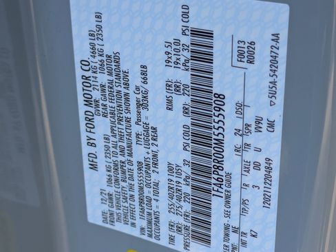 Certified 2021 Ford Mustang Mach 1 w/ Equipment Group 700A image 31