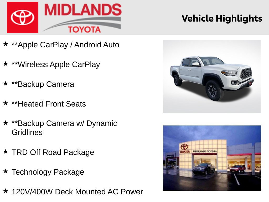Used 2022 Toyota Tacoma TRD Off-Road w/ Technology Package AWD/4WD image 2